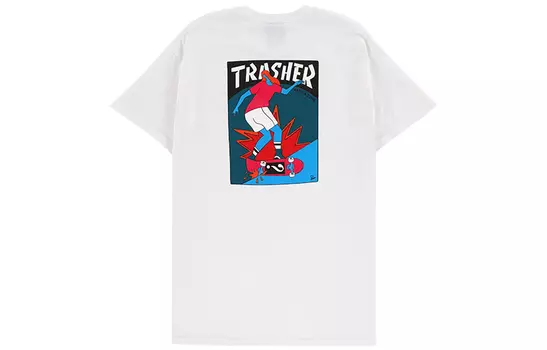 Thrasher Футболка унисекс белые