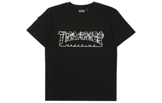 Thrasher Футболка унисекс черные