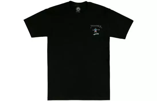 Thrasher Футболка унисекс черные