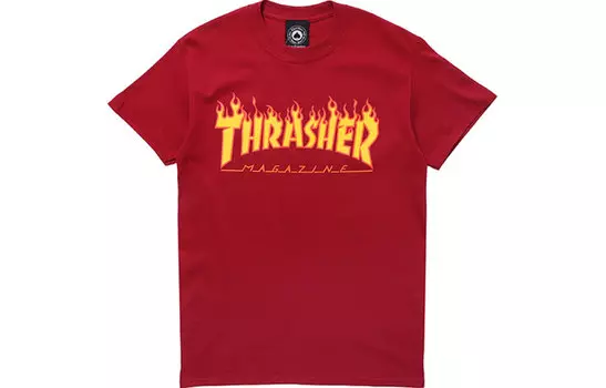 Thrasher Футболка унисекс красные