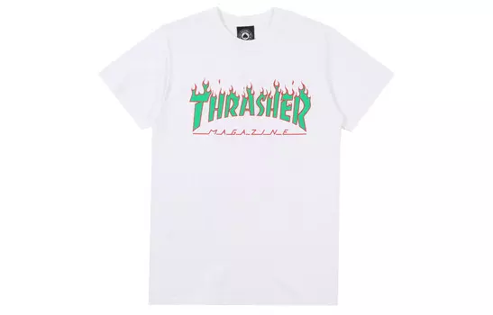Thrasher Футболка унисекс «Трэшер», Белый