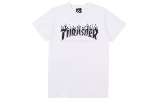 Thrasher Футболка унисекс «Трэшер», Белый