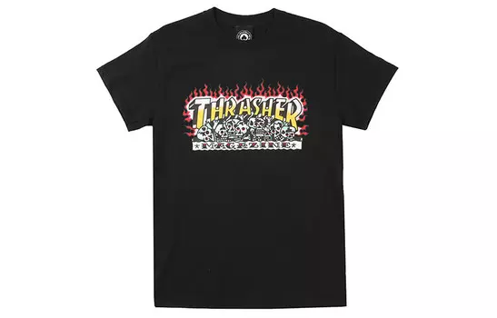 Thrasher Футболка унисекс «Трэшер», Черный