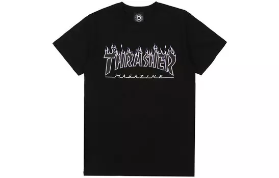 Thrasher Футболка унисекс «Трэшер», Черный