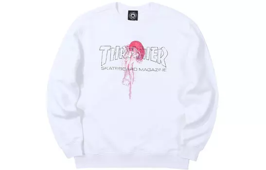 Thrasher Свитшот унисекс белые