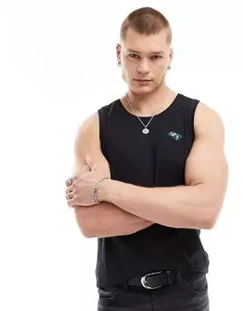 Threadbare – Decks – Майка черного цвета с вышивкой