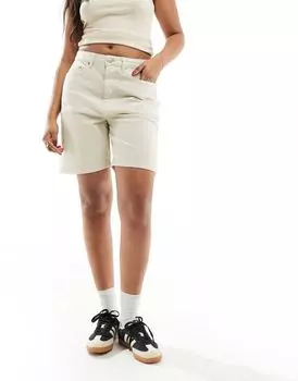 Threadbare – Leon – Белоснежные джинсовые шорты