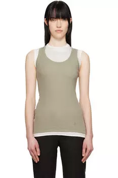 Three-Pack Multicolor 3 Layers Tank Топs Jil Sander