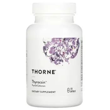 Thyrocsin, кофакторы щитовидной железы, 120 капсул, Thorne Research