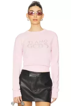 Ti amo bling свитер Gcds, розовый