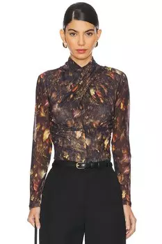 Тиа топ Allsaints, коричневый