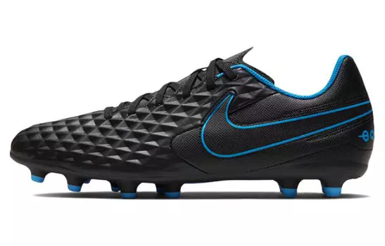 Tiempo Legend 8 Club FG MG Черный Светло-синий Фото Nike