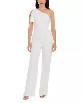 Тиффани Комбинезон Dress the Population, слоновая кость/кремовый