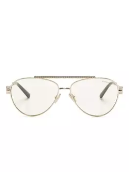 Tiffany & Co Eyewear солнцезащитные очки Tiffany T, золотой
