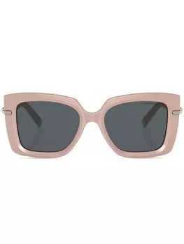 Tiffany & Co Eyewear солнцезащитные очки в оправе 'кошачий глаз', розовый
