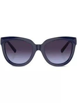 Tiffany & Co Eyewear солнцезащитные очки в оправе 'кошачий глаз', синий