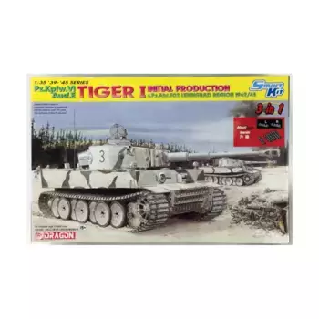 Tiger I начального производства s.Pz.Abt.502 - Ленинградская область, 1942/43 г. (издание 2021 г.), Dragon Models - '39 to '45 Series - Germany (1:35)