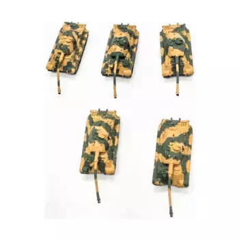 Tiger II с установкой Porsche Turret Collection #5, WWII Micro Armour - Germany - Loose Miniatures (1:285)