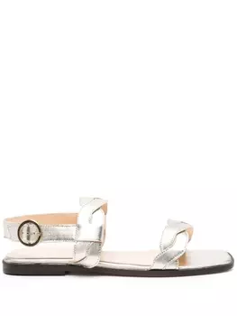 Tila March плетеные сандалии Rhea, золотистый