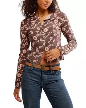 Тилли Блузка Free People, коричневый