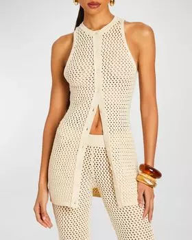 Tilli Вязаный Жилет SER.O.YA, цвет Cream