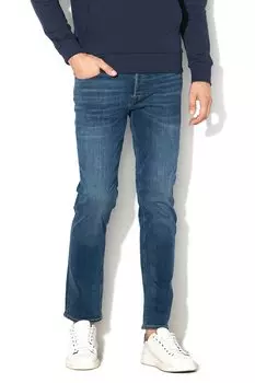 Тим делает джинсы узкого кроя Jack & Jones, синий