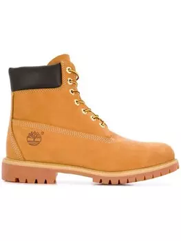 Timberland ботинки на шнуровке, коричневый