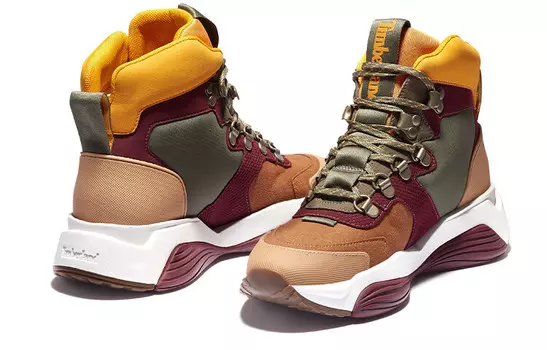 Timberland Emerald Bay Lifestyle Shoes Women's High-top Tangerine/brown