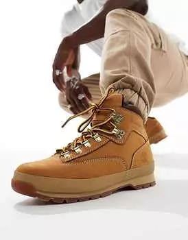 Timberland – Euro Hiker – Походные ботинки из светло-коричневого нубука