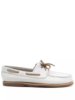 Timberland кожаные топсайдеры Classic, белый