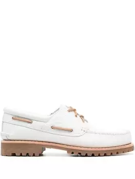 Timberland кожаный топсайдеры, белый