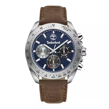Timberland Наручные часы Carrigan Collection с кварцевым механизмом, 44 мм, желтый циферблат, мужские часы