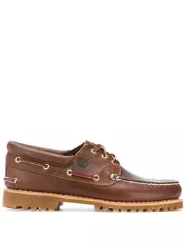 Timberland топсайдеры на утолщенной подошве, коричневый