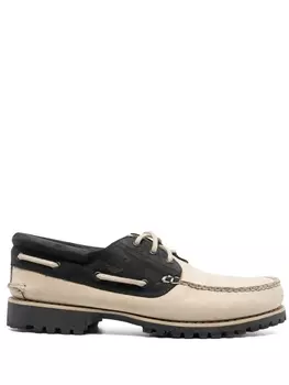 Timberland топсайдеры в двух тонах, нейтральный цвет