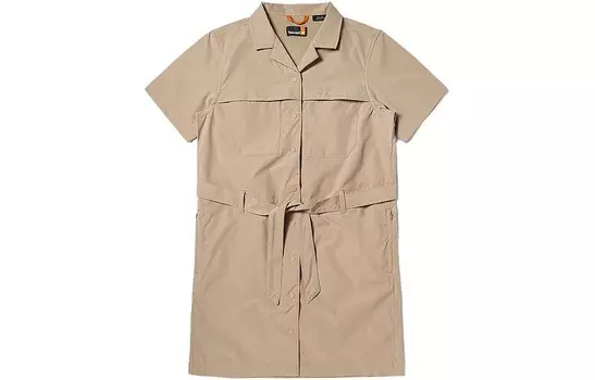 Timberland Женские шорты-платье с рукавами, цвет Beige