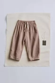 Timelesz - брюки с отстрочкой ZARA, цвет stone