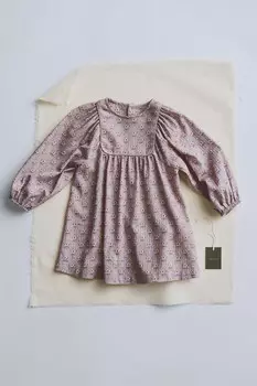 Timelesz - платье с принтом ZARA, пыльно-розовый