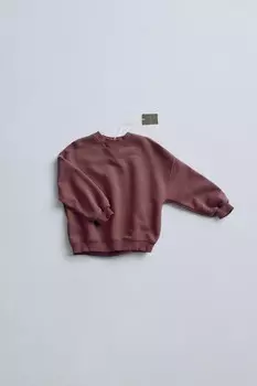 Timelesz - вышитая толстовка ZARA, бордовый