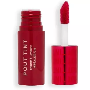 Тинт для губ Pout Tint Легкий увлажняющий тинт для губ с блеском и финишем Sizzlin Red 3 мл Makeup Revolution