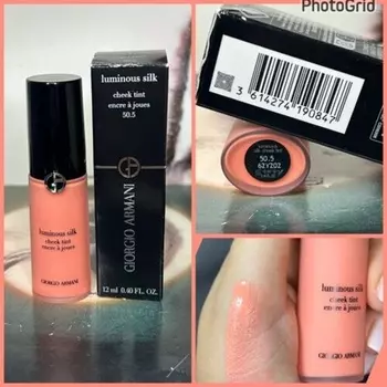 Тинт для щек Luminous Silk 12 мл 50.5 Розово-персиковый Giorgio Armani