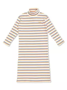 Tiny Cottons полосатое платье, нейтральный цвет