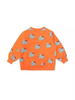 Tiny Cottons толстовка с мотивом кролика, оранжевый