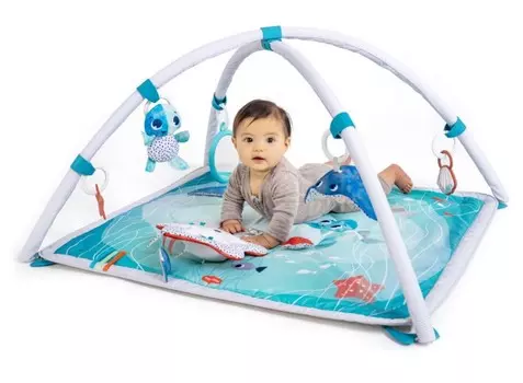 Tiny Love, Развивающий коврик с арками и каруселью, Сокровища океана