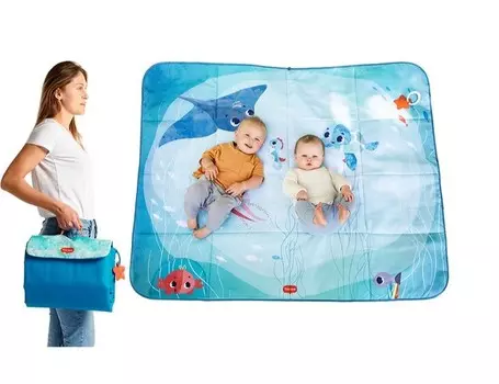 Tiny Love, Учебный/дорожный коврик XL, Сокровища океана