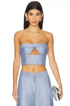 Тирийский топ Sabina Musayev, голубой