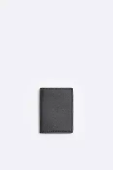 Тисненный кошелек ZARA, черный