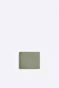 Тисненный кошелек ZARA, зеленый