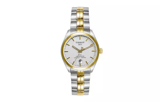 TISSOT Мужские часы с кварцевым механизмом PR100 Collection, 39 мм, белый циферблат T101.451.22.031.00