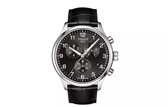 TISSOT Мужские часы Speed Run Series с кварцевым механизмом, 45 мм, черный циферблат