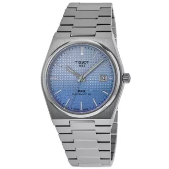 Tissot PRX Powermatic 80 Gradient Blue Dial стальные мужские часы T137.407.11.351.01, синий